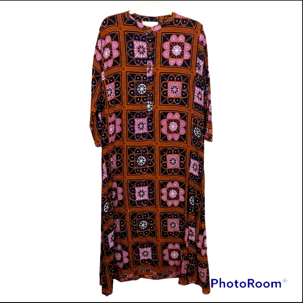 NATALIE MARTIN  Floral Printed Tunic Dress sz L